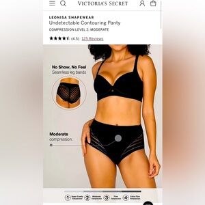 New Victoria Secrets Undetectable Contouring Panty